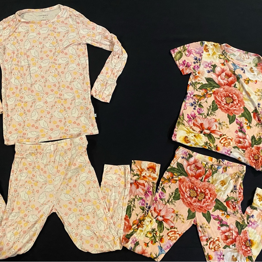 Posh Peanut Girls Pajamas Set Bundle